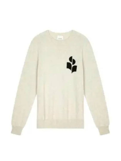 Men's Evans Logo Sweatshirt Light Grey - ISABEL MARANT - BALAAN 2