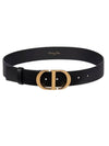 30 Montaigne Leather Belt Black - DIOR - BALAAN 1