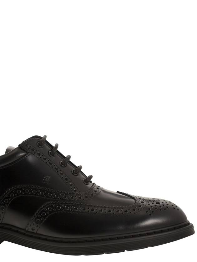 H576 Lace-Up Oxford Black - HOGAN - BALAAN 7