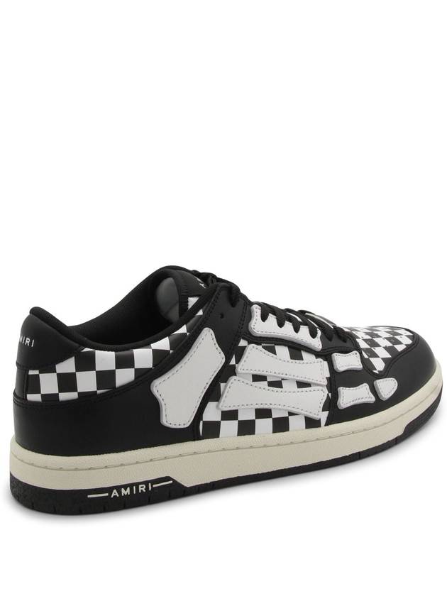 Amiri Black And White Leather Sneakers - AMIRI - BALAAN 4