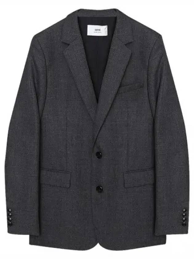 Virgin wool two button jacket men s suit blazer - AMI - BALAAN 1