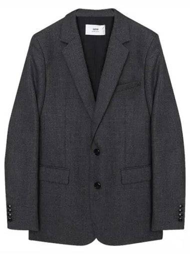 Virgin wool two button jacket - AMI - BALAAN 1