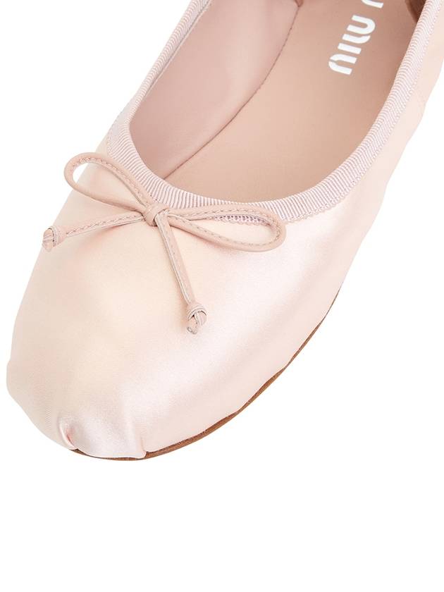 Satin Ballerinas Pink - MIU MIU - BALAAN 8