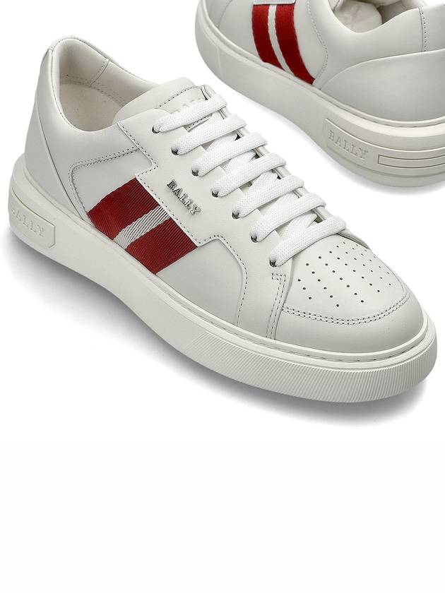 Moony Leather Low Top Sneakers White - BALLY - BALAAN 2