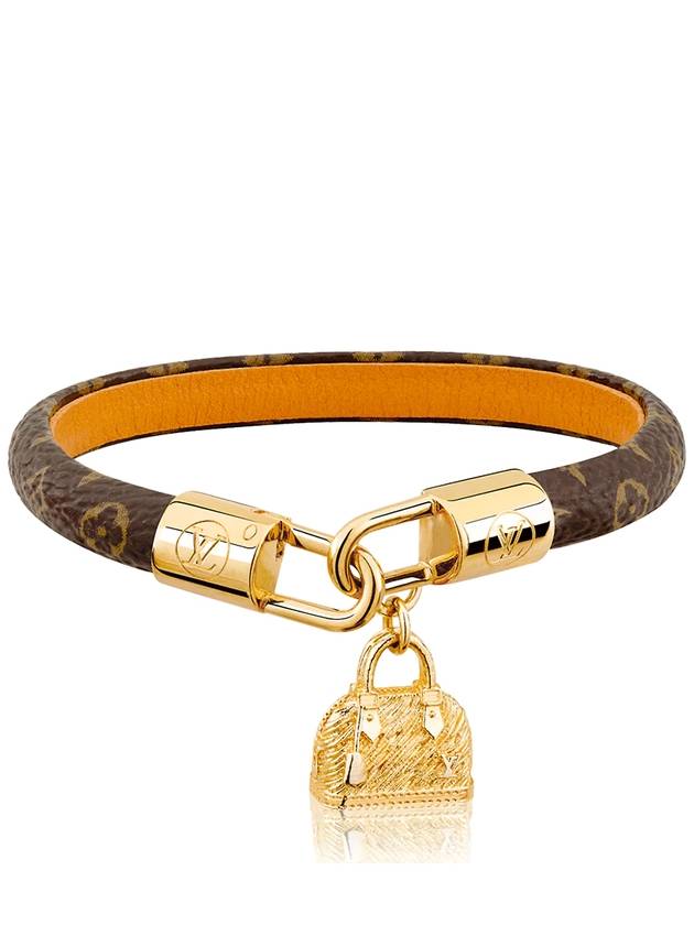 Alma Charm Bracelet Gold Brown - LOUIS VUITTON - BALAAN 2