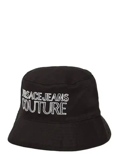 Jean Couture Logo Embro Cotton Bucket Hat Bucket Hat Women Black - VERSACE - BALAAN 2