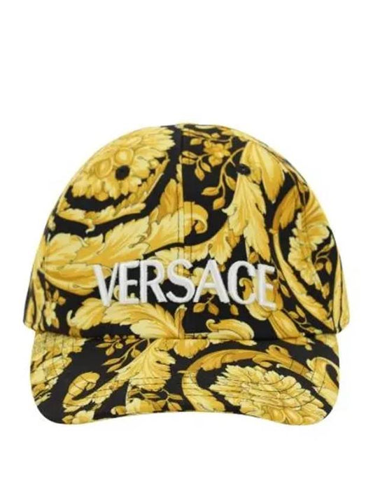 Barocco Logo Ball Cap Yellow - VERSACE - BALAAN 2