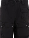 Rip-Stop Loose Utility Cargo Straight Pants Black - CP COMPANY - BALAAN 4