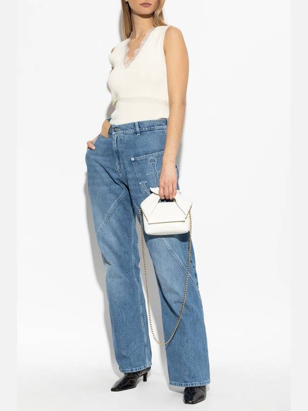 JW Anderson Jeans With Logo, Women's, Blue - JW ANDERSON - BALAAN 2