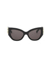 BB Logo Cat-Eye Sunglasses Black - BALENCIAGA - BALAAN 3