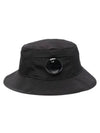 Chrome R Lens Bucket Hat Black - CP COMPANY - BALAAN 3