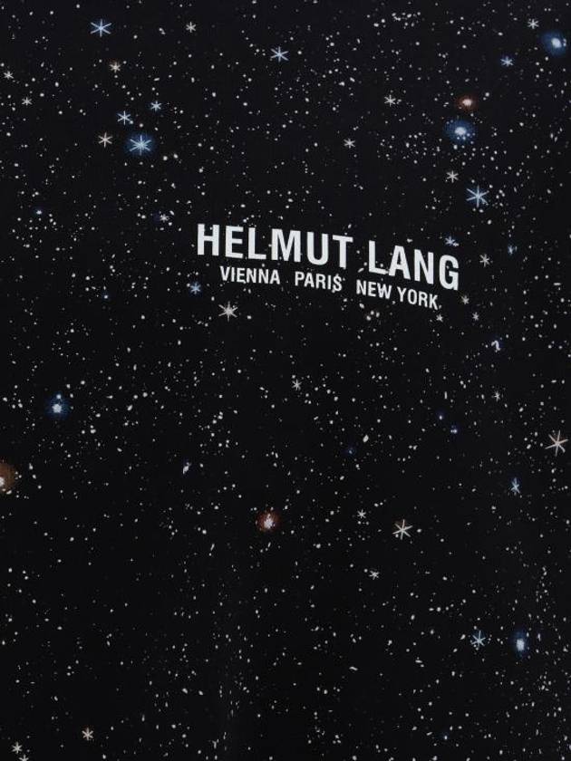 Space Logo Short Sleeve T-Shirt Black - HELMUT LANG - BALAAN 4