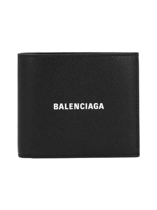 Cash Square Folded Wallet Black - BALENCIAGA - BALAAN 2