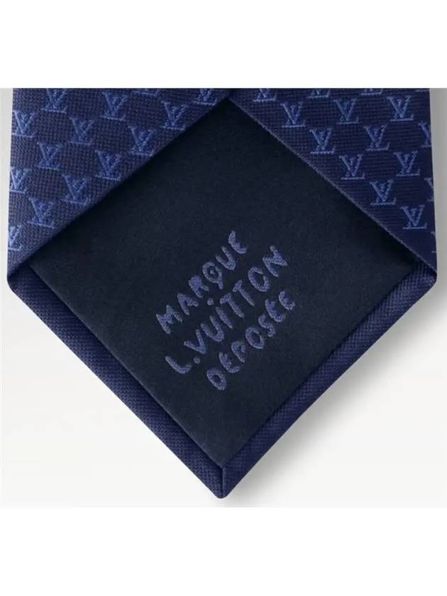 LV Fishnet Fishnet Tie Navy - LOUIS VUITTON - BALAAN 5