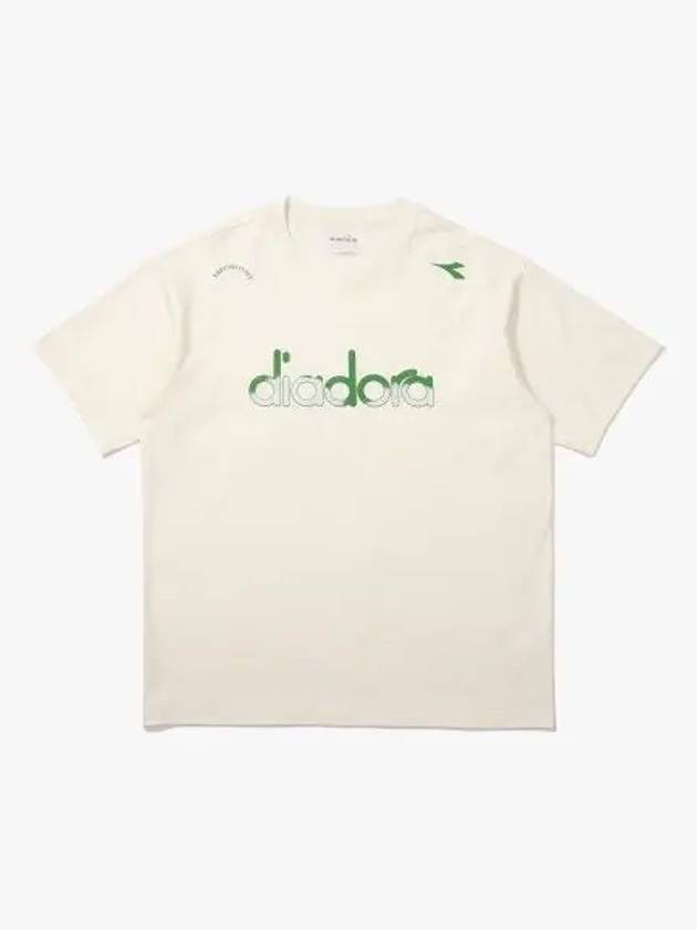 Diadora Montello Graphic T Shirt IVORY - DIADORA - BALAAN 1