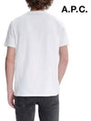 Raymond Short Sleeve T-shirt White - A.P.C. - BALAAN 4