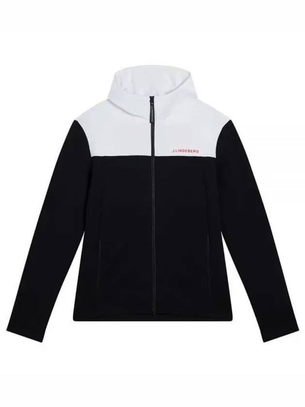 Jeff Hoodie Zip-Up Black - J.LINDEBERG - BALAAN 2