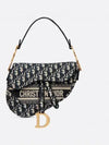 Saddle Oblique Jacquard Shoulder Bag Navy - DIOR - BALAAN 2