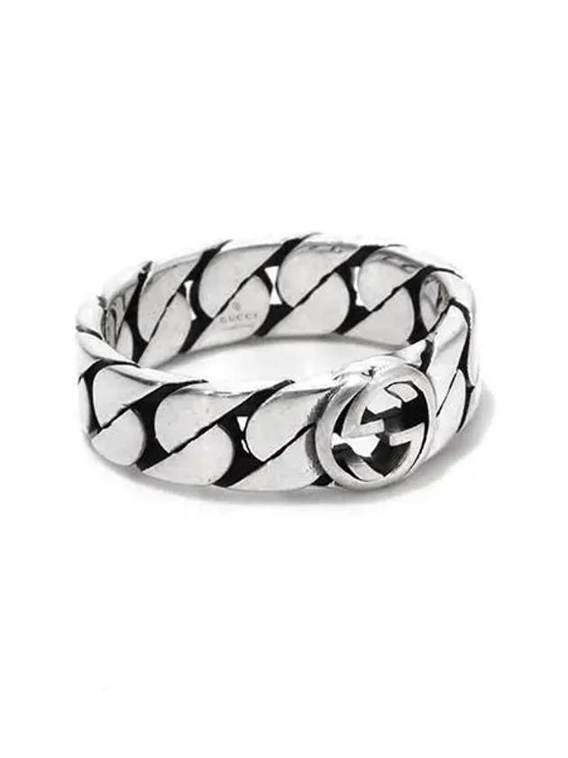 Interlocking G Wide Ring Silver - GUCCI - BALAAN 2