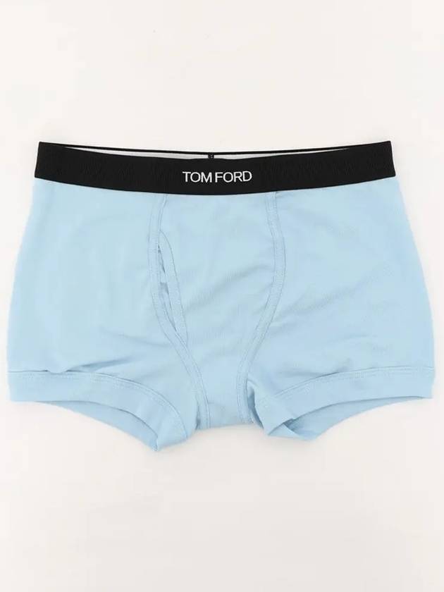 Men's Classic Fit Boxer Briefs Aqua - TOM FORD - BALAAN 4