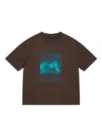 Walsh Boxy Print Tee FMJT08601 W020 Walsh T-Shirt - J.LINDEBERG - BALAAN 2