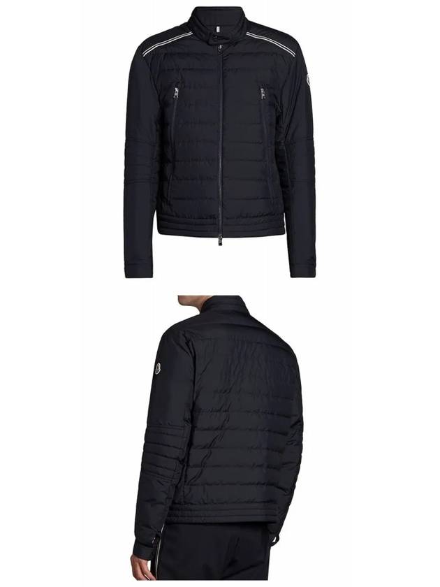 1A00027 54A81 778 PERIAL logo patch down jacket navy men s TLS - MONCLER - BALAAN 4