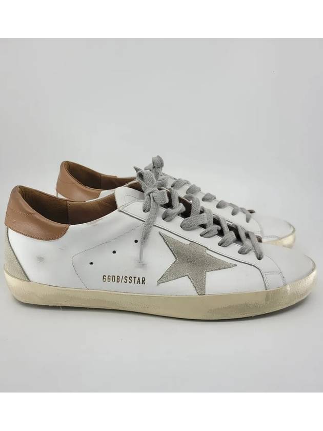 Superstar Brown Tab Sneakers White - GOLDEN GOOSE - BALAAN 3