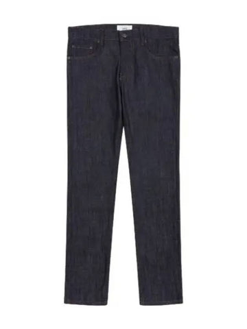 Slim fit denim pants indigo jeans - AMI - BALAAN 1