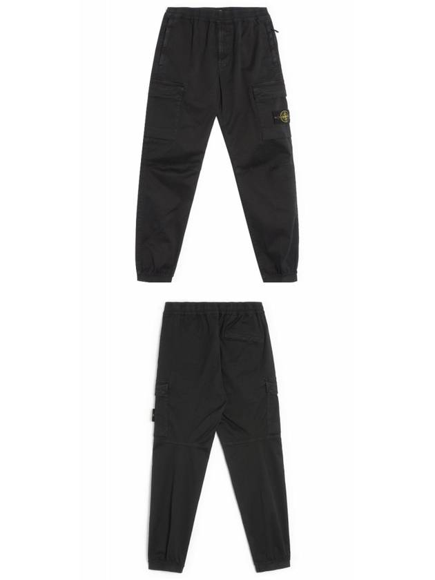 Wappen Patch Cargo Track Pants Black - STONE ISLAND - BALAAN 5