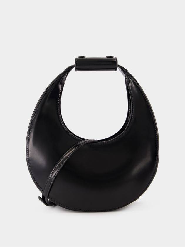 Mini Moon Bag - Staud - Leather - Black - STAUD - BALAAN 3