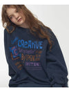 Cereal Raglan Pigment Sweatshirt Dark Blue - CPGN STUDIO - BALAAN 3