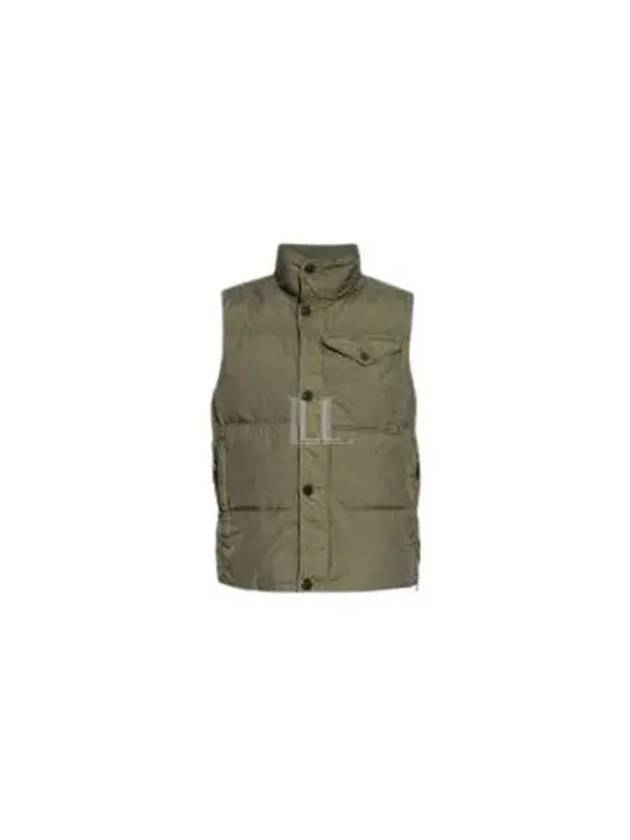 Crinkle Reps R-NY Down Vest Green - STONE ISLAND - BALAAN 2