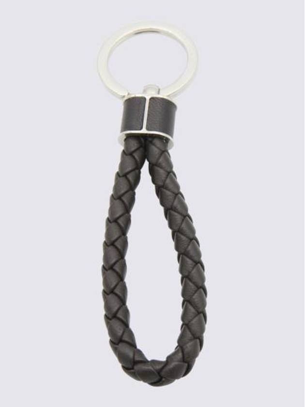 Intrecciato Leather Key Holder Fondant - BOTTEGA VENETA - BALAAN 4