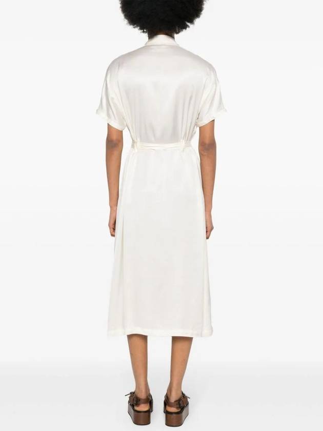 New Drew Midi Dress Cream White - A.P.C. - BALAAN 3