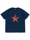 ONE STAR T SHIRTS DARK BLUE - POLYGRAM - BALAAN 1