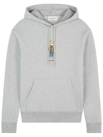 Dressed Fox Regular Hood Light Grey Melange - MAISON KITSUNE - BALAAN 1