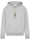 Dressed Fox Regular Hood Light Grey Melange - MAISON KITSUNE - BALAAN 1