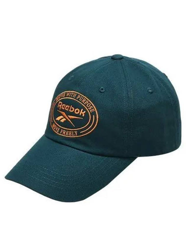 Archive Graphic Ball Cap Green - REEBOK - BALAAN 1