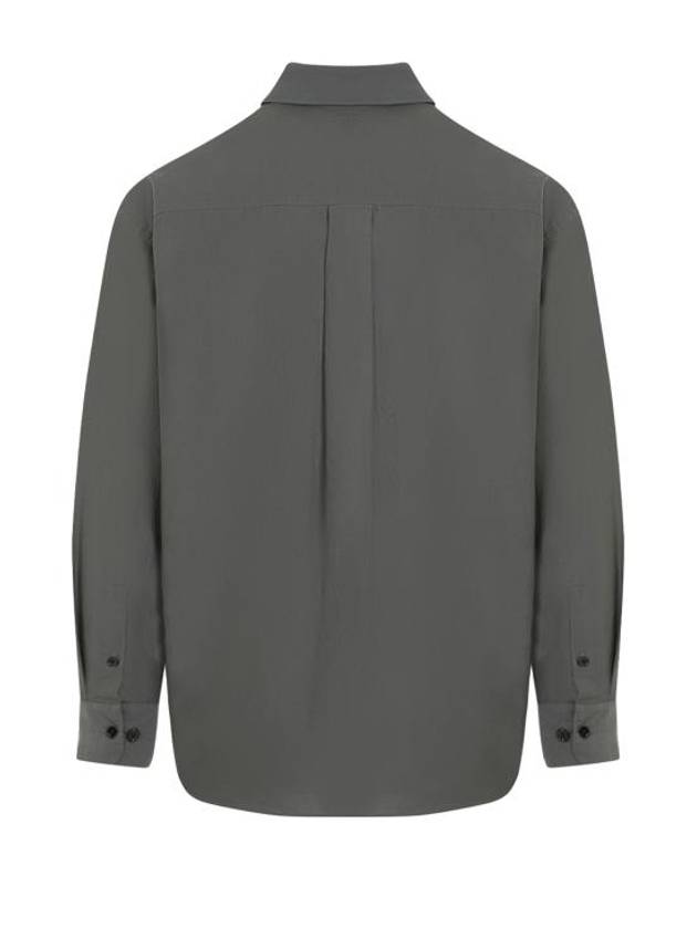 Double Pocket Long Sleeve Shirt Grey - LEMAIRE - BALAAN 3