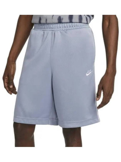 Club PK Swoosh Embroidered Logo Shorts Light Blue - NIKE - BALAAN 2