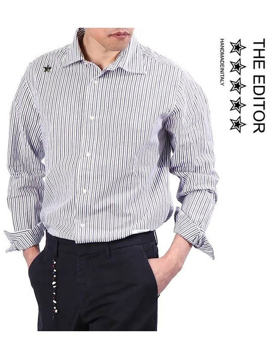 Editor striped shirt 1276.1 5400 37 - THE EDITOR - BALAAN 1