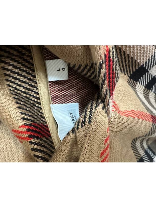 Check jacquard hoodie 105 - BURBERRY - BALAAN 5