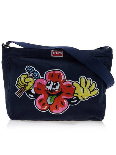 Boke Boy Large Shoulder Bag Navy - KENZO - BALAAN 2