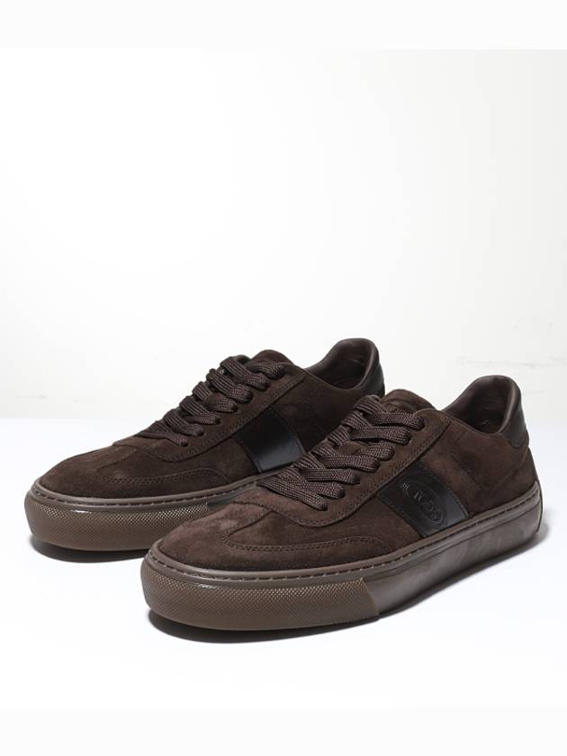 Suede Low Top Sneakers Brown - TOD'S - BALAAN 8