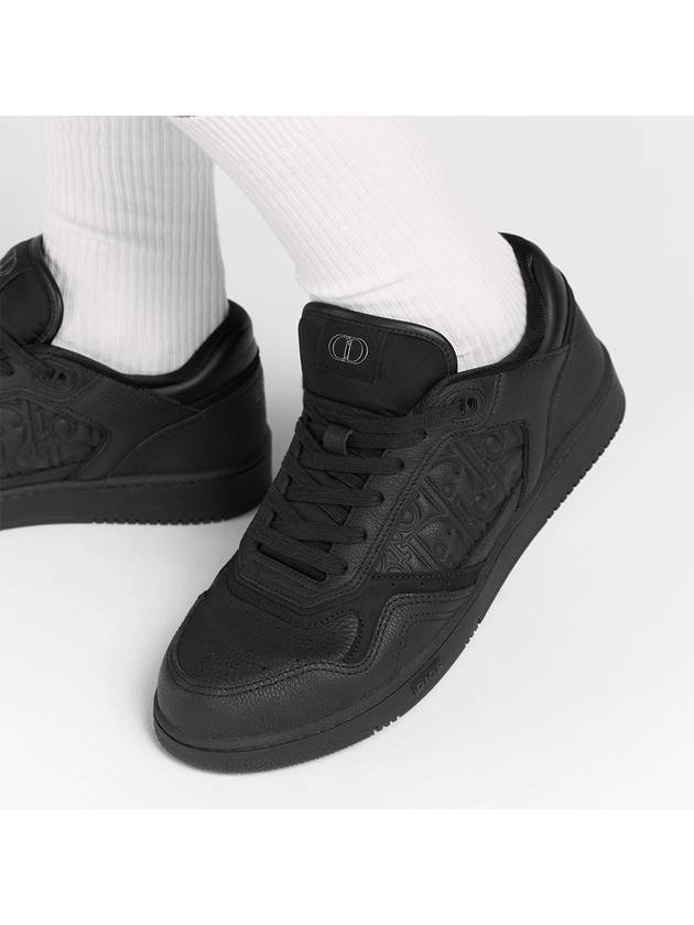 B27 Oblique Detail Low Top Sneakers Black - DIOR - BALAAN 8