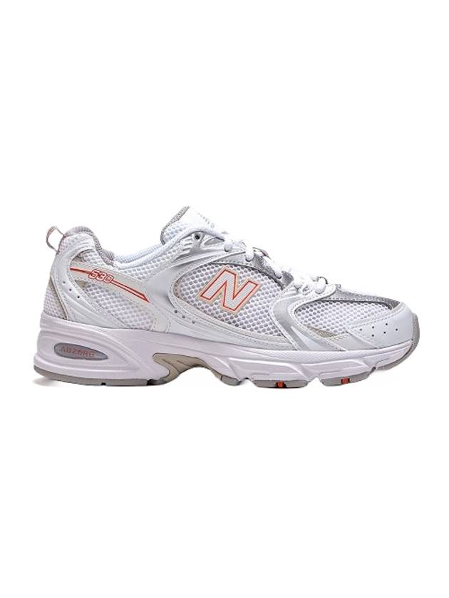 530 Low Top Sneakers Orange White - NEW BALANCE - BALAAN 1