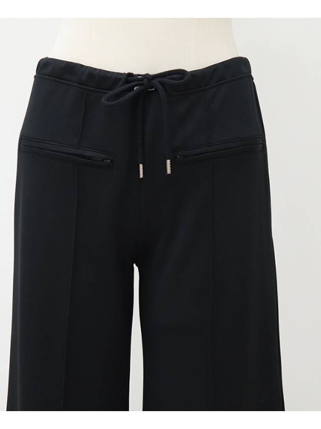 Courr ges black logo track pants - COURREGES - BALAAN 3