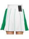 Women's Stripe Detail Golf Skirt White - J.LINDEBERG - BALAAN 8