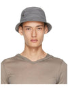 Mesh Logo Patch Bucket Hat Oyster - RICK OWENS - BALAAN 4