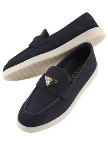 suede leather loafers - PRADA - BALAAN 1